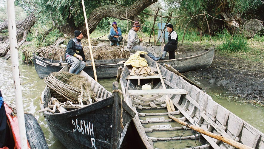 Delta Dunaje-rybáři